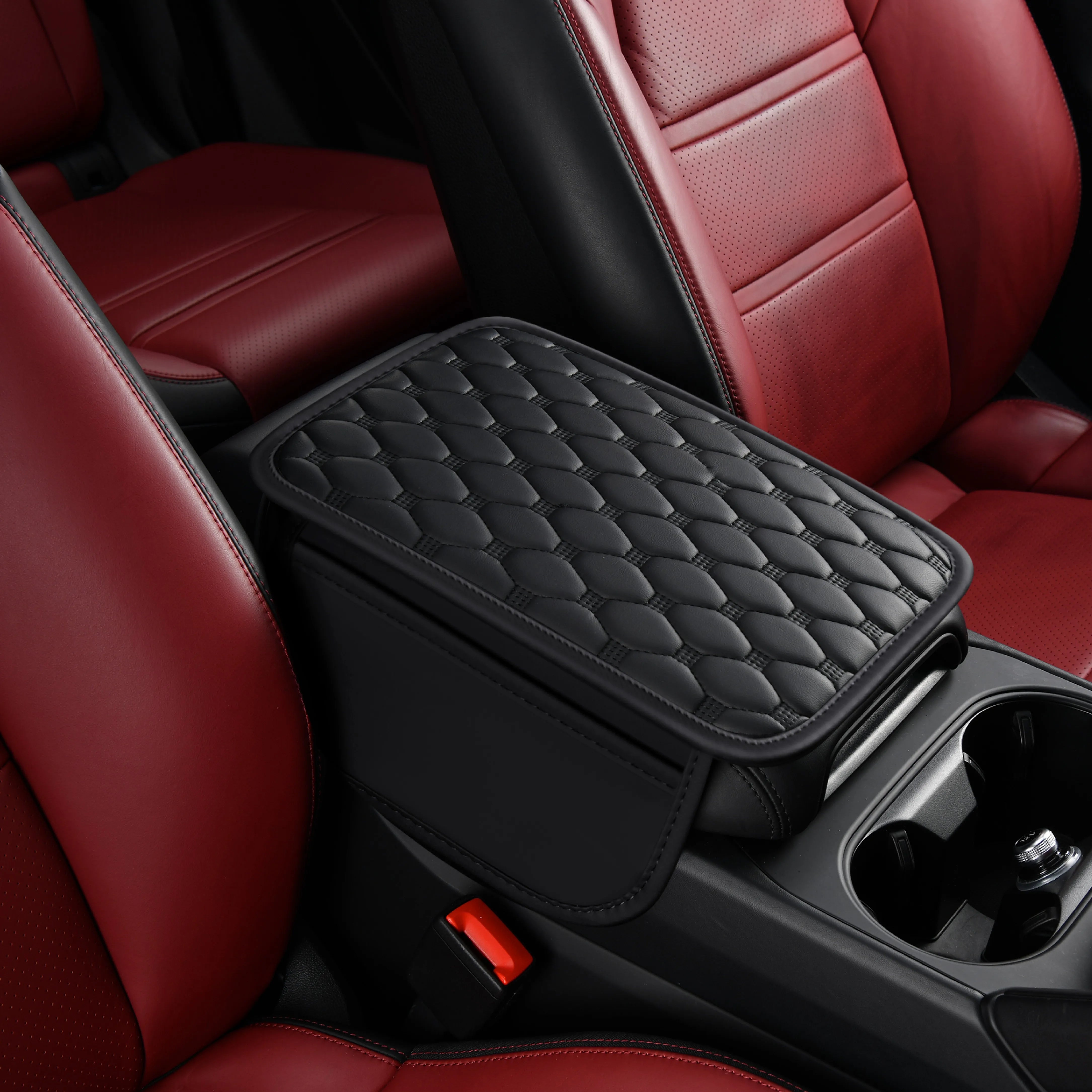 High Quality Simplicity Waterproof Car Seat Covers Center Console Cover With 2 Storage Bag