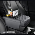 Wholesale Car Center Armrest Pad Console With Leather Storage Bag Cushion Tissue Cup Holder Tissue Box Storage