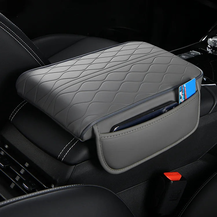 Nappa Leather Memory Cotton Armrest for Multi-Item Storage Interior Accessories