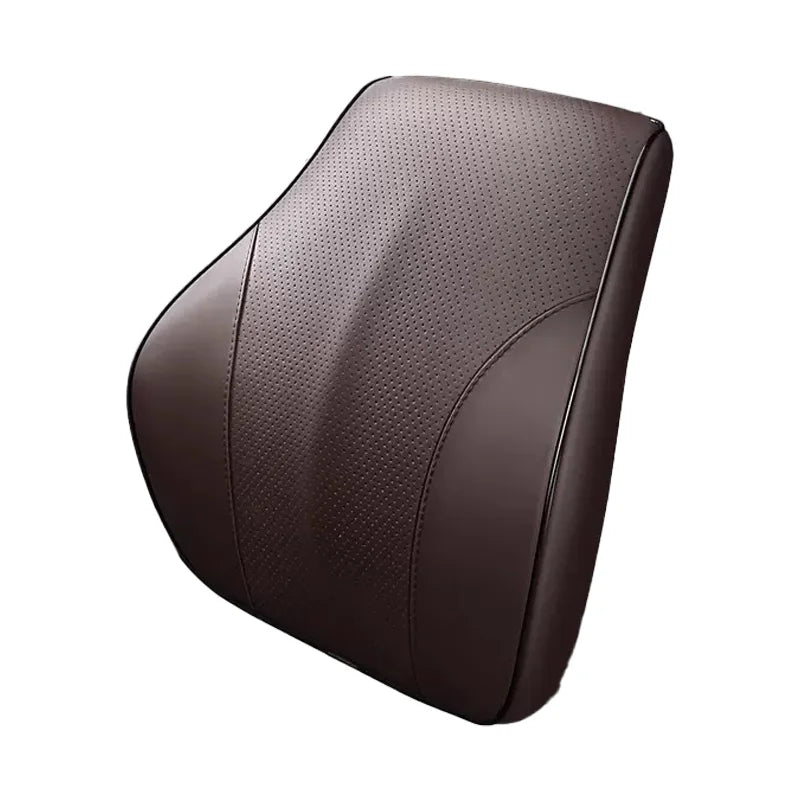 New Product Nappa Leather Large Single Memory Cotton Waist Cushion All Seasons Seat Pillows & Cushions Design