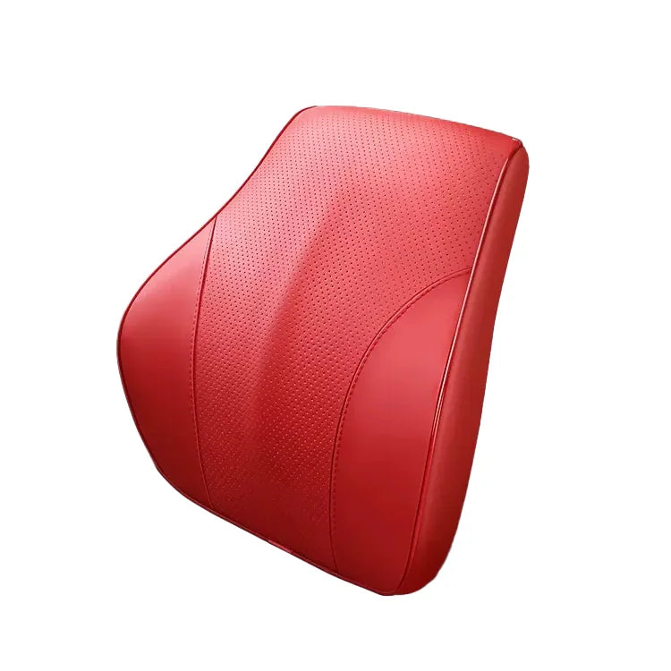 New Product Nappa Leather Design Large Single Memory Cotton Waist Cushion for Seat Pillows & Cushions for All Seasons
