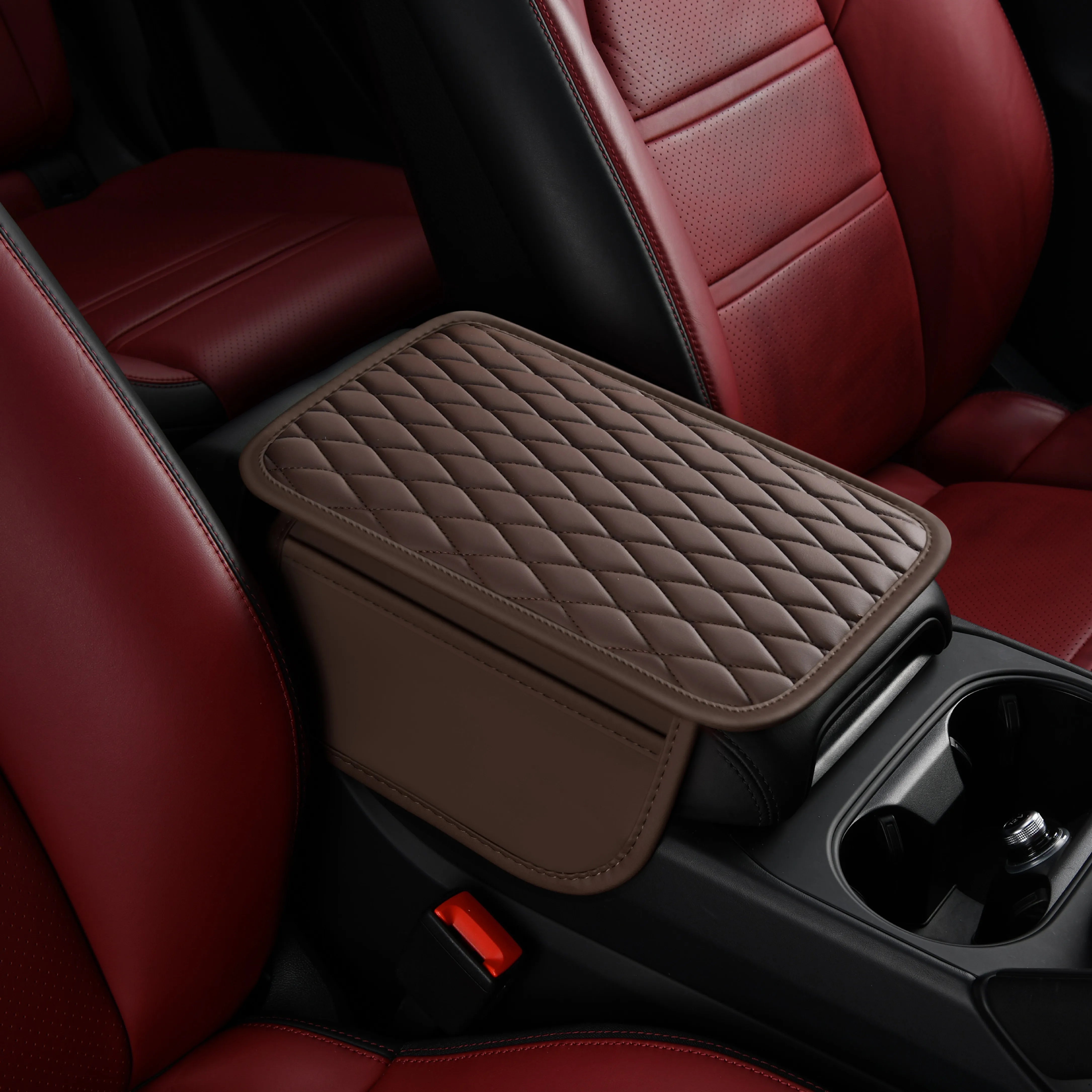 Muti-color General Shaped Armrest Pad Central Armrest Box Protective Pad Car Console Cover for Automobile Interior Upgrade Kit