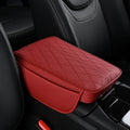 Luxury Style Nappa Leather Memory Cotton Armrest Cover Storage Box Center Console Armrest Protection Cushion