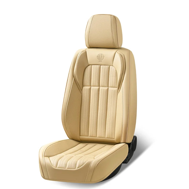 Breathable Comfortable Full Set Leather Car Seat Covers Universal Comfortable Seats Cushions