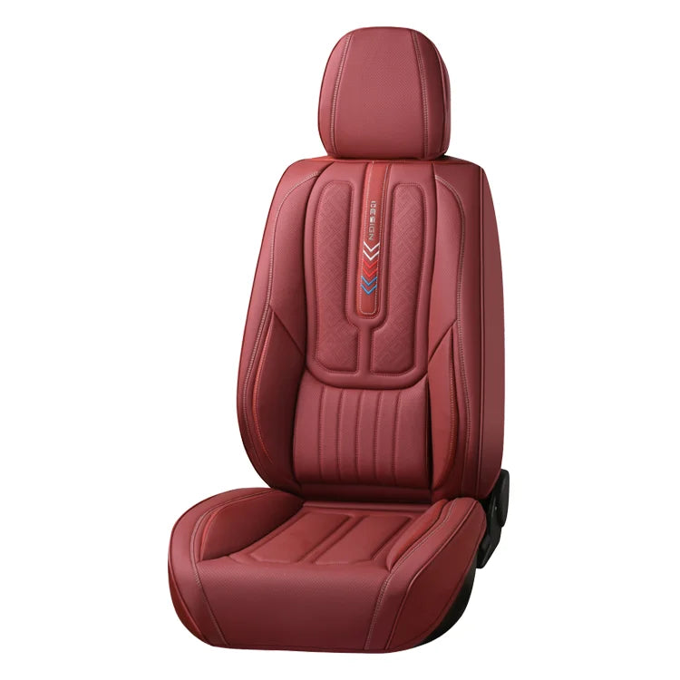 Durable Breathable Simple PVC Leather Full Set Car Seat Cover Seat Protector