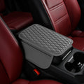 2025 Waterproof Luxury Car Armrest Protector Pad Material Leather Auto Armrest Mat for Phone Storage