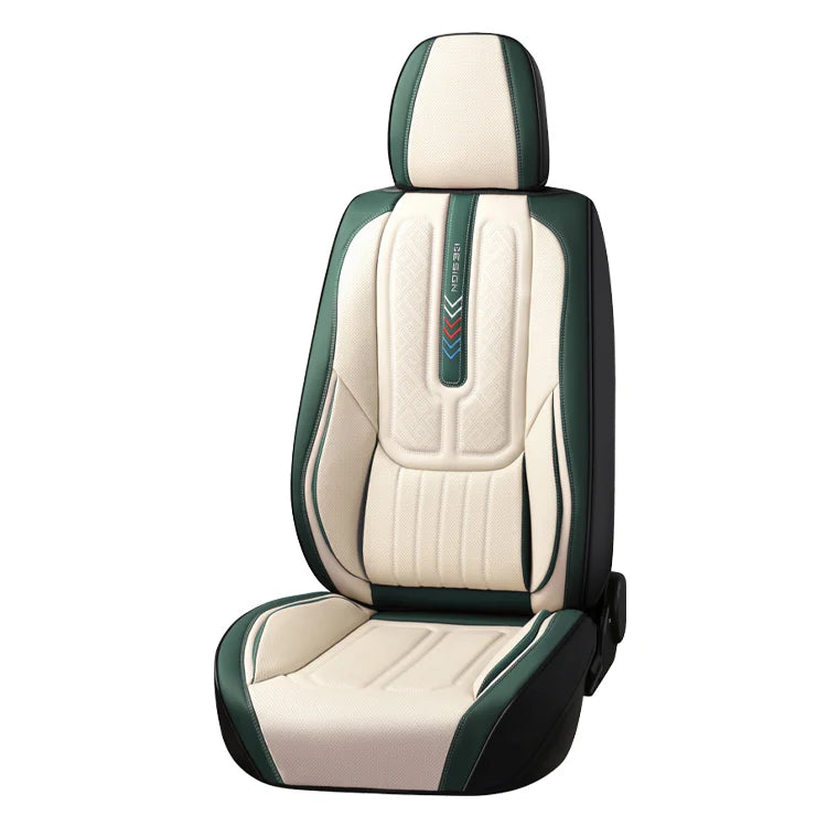 Hot Sales Luxury Genuine Leather Full Set Car Seat Cover Universal Waterproof PVC Seat Protector