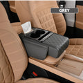 Car Interior Accessories Leather Armrest Storage Box Cover Tissue Storage Capacity Water Cup Holder Assembled Center Console Pad