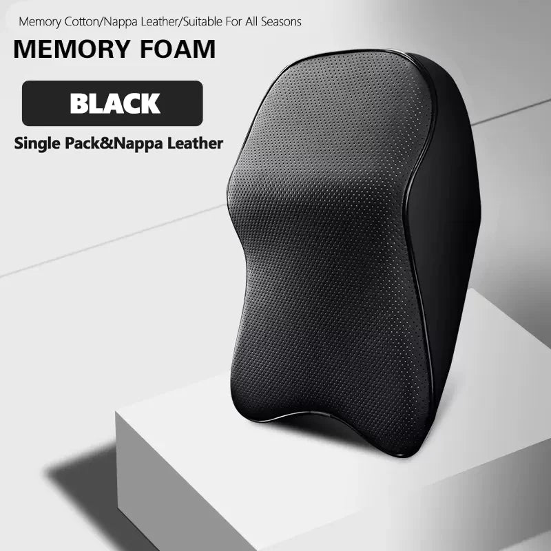 Factory Wholesale Memory Cotton Pillow New Car Interior Accessory with Neck Headrest Support for Car Decoration