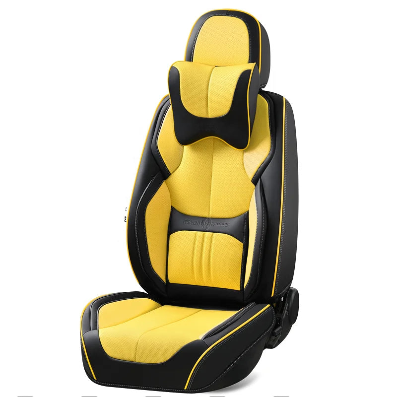 Anti Slip Breathable Durable Car Interior Accessory Leather Car Seat Cover Forward