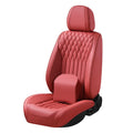 Classic Style Luxury Car Seat Cover Full Set of Waterproof PVC Seat Protector Universal for Genuine Leather