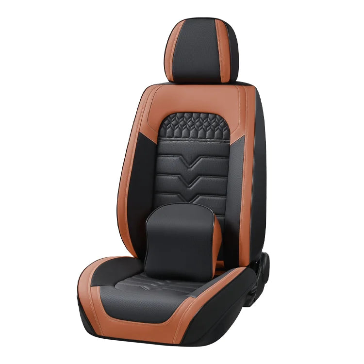 Apply Multiple Models Luxury Car Seat Cover Full Set Universal Waterproof PVC Seat Protector
