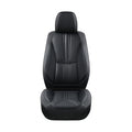 Auto Accessories Breathable Comfort Black Universal Leather Car Four Seat Cover Full Set