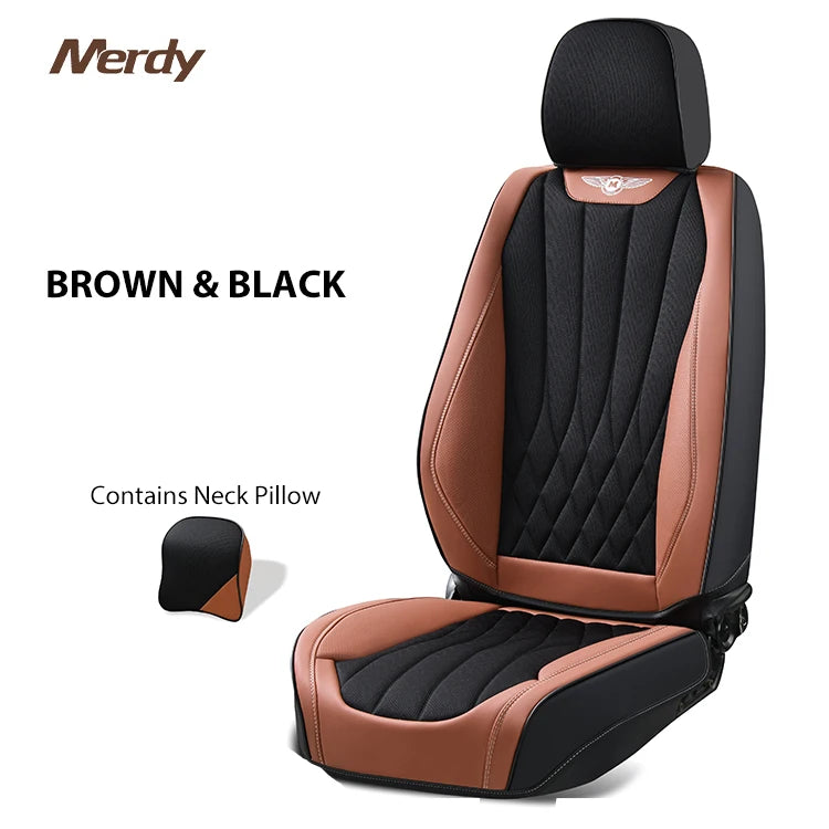 2025 Factory Comfortable Durable Luxurious Leather Full Set Car Seat Covers Cushion