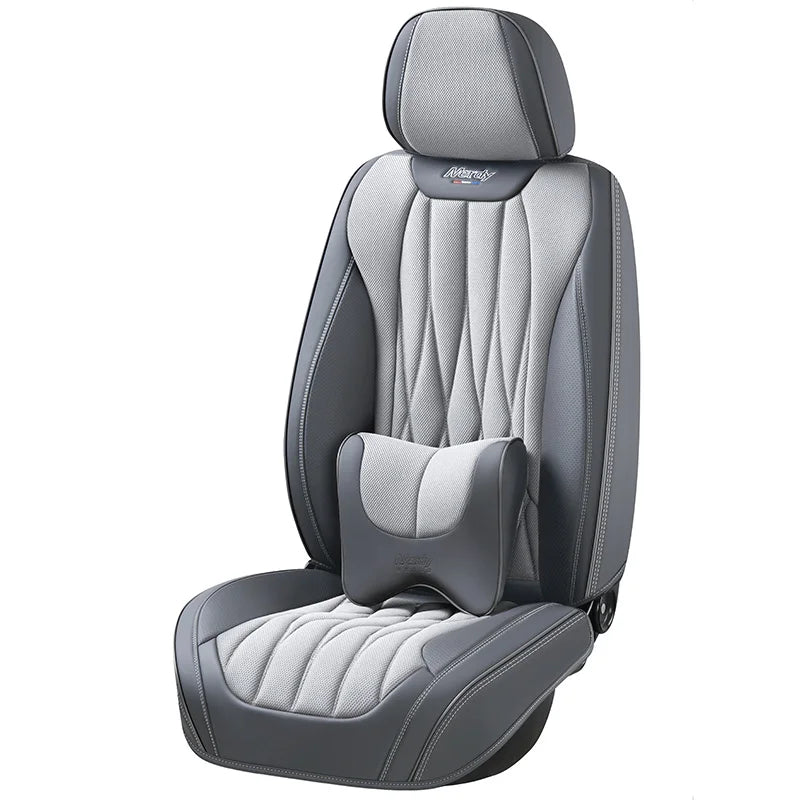 Anti-Scratch Durable Full Set Interior Universal Four-Season Pu Leather Car Seat Cushion Cover