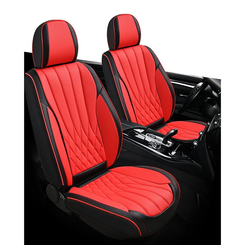 All Kinds of Luxury Full-Coverage Leather Car Seat Protector Cover Sport Style Waterproof Accessory Upholstery