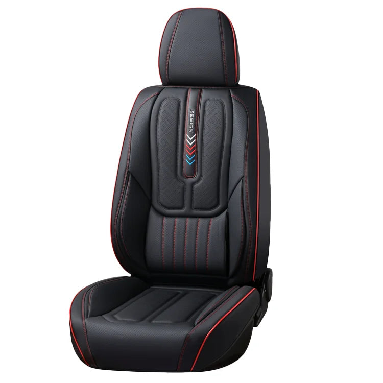 Luxury Full Set Luxury Genuine Leather Car Seat Cover Universal Waterproof Seat Protector