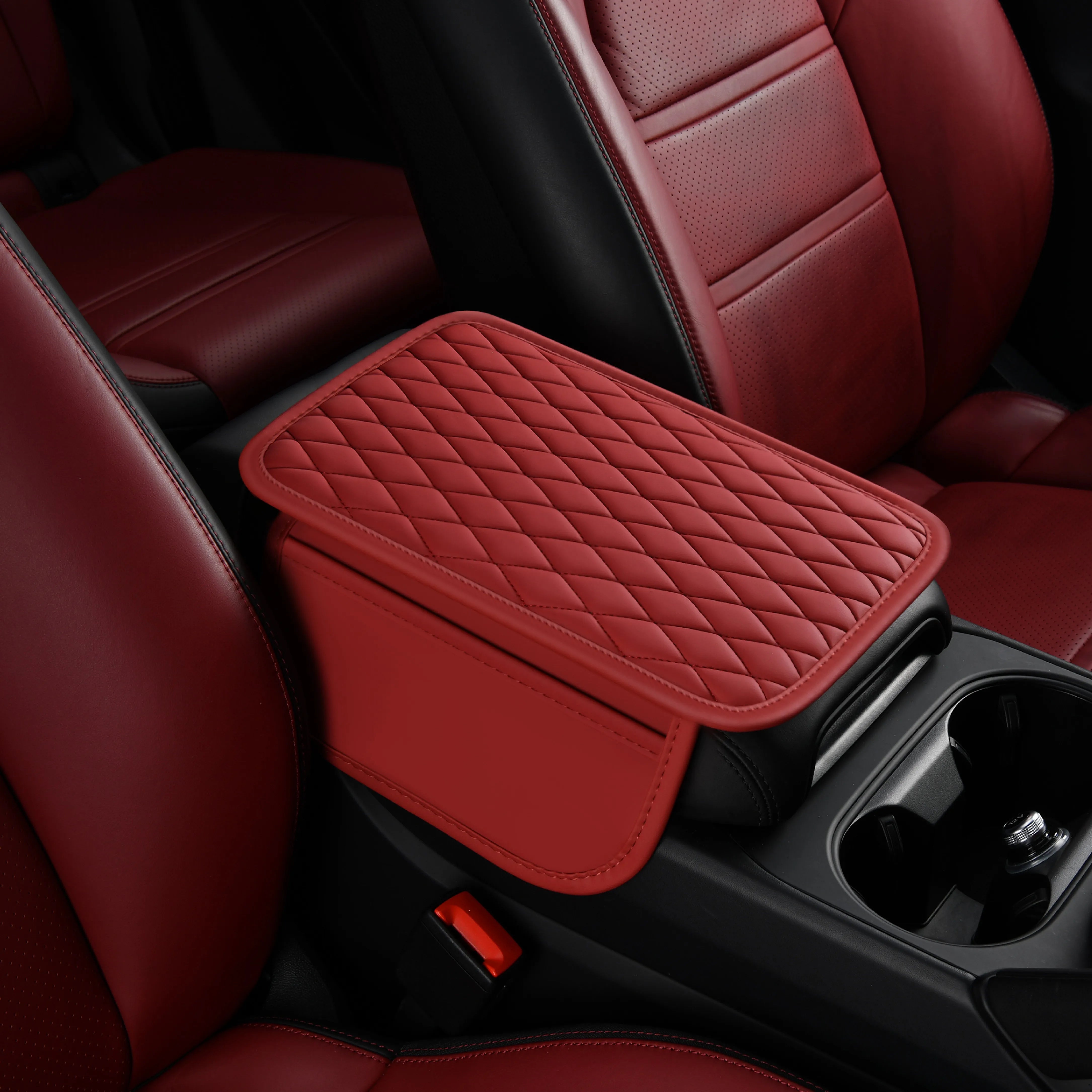 High Quality Simplicity Waterproof Car Seat Covers Center Console Cover With 2 Storage Bag