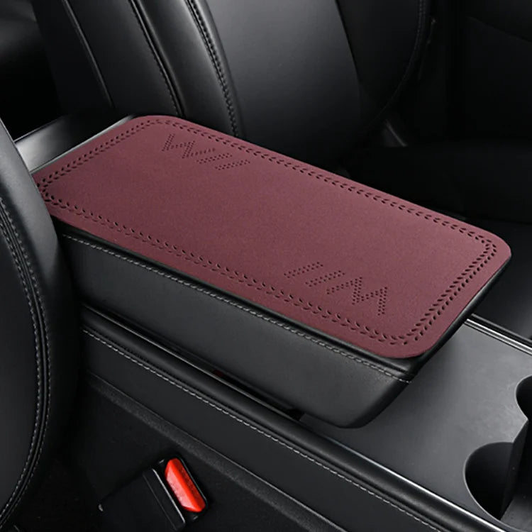 Multi-Functional Car Armrest Height Fluffy Pad Anti-Slip Design Interior Accessory