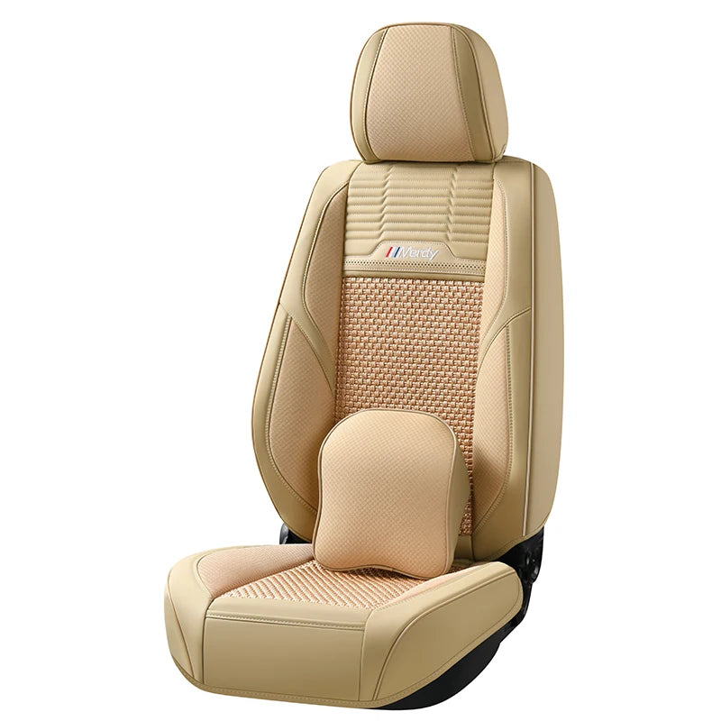 Universal Waterproof Pu Leather Car Interior Accessories Luxury Full Set Seat Covers Luxury Car Cushions