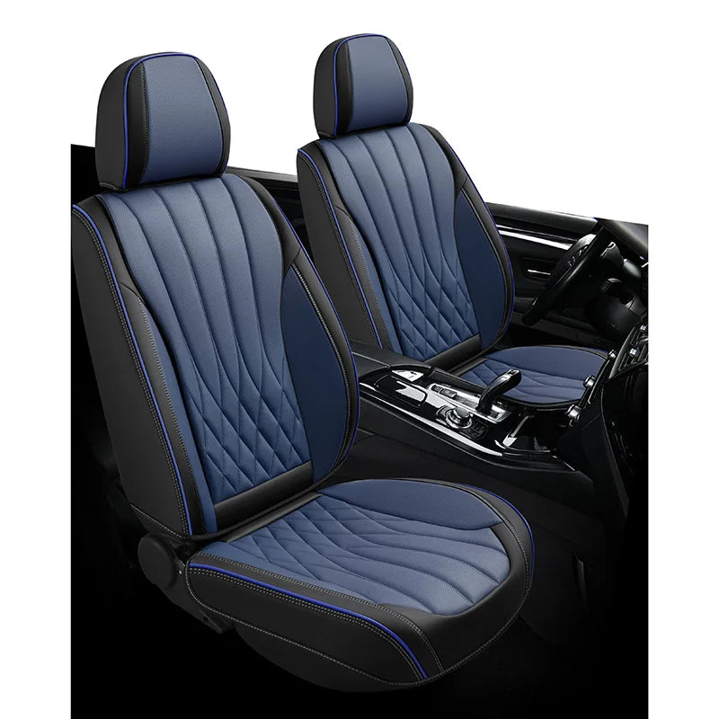 Modern Design Breathable Car Seat Covers Universal Set Full Set Leather Automotive Vehicle Cushion for Auto Accessory Upholstery