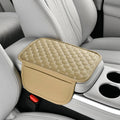 New General Motors Leather Armrest Box with Storage Bag Protective Cover for Car Center Armrest Storage Box