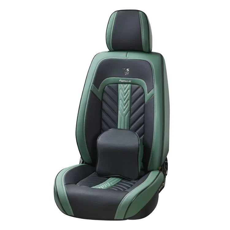 Classic Luxury Style Full Set Car Seat Covers Universal Waterproof Seats Protector