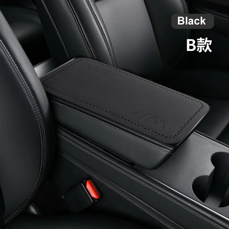 Triangular Holes and Anti-Slip Design Multi-Functional Car Armrest Height Fluffy Pad for Interiors