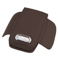Leather Car Interior Accessories Armrest Storage Box Cover Tissue Storage Capacity for Center Console Mat