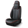 Concise Style Breathable And Comfortable Seat Protector Genuine Leather Car Seat Cover Full Set