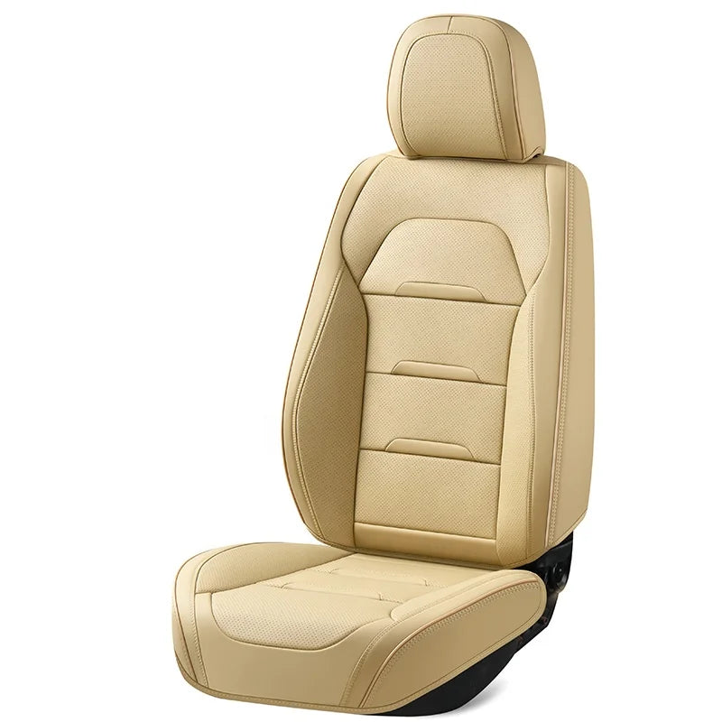 Wear-Resistant Comfort Simple Car Interior Accessory Leather Car Seat Cover Forward