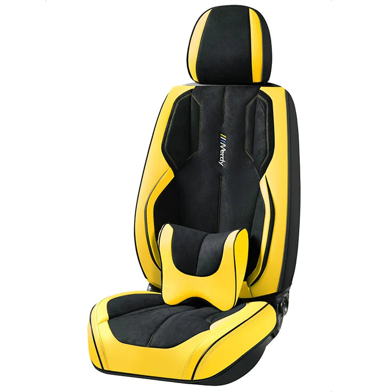 Four-Season Universal Luxury Universal Waterproof Car Interior Sports Leather Car Seat Cover Cushion Full Set