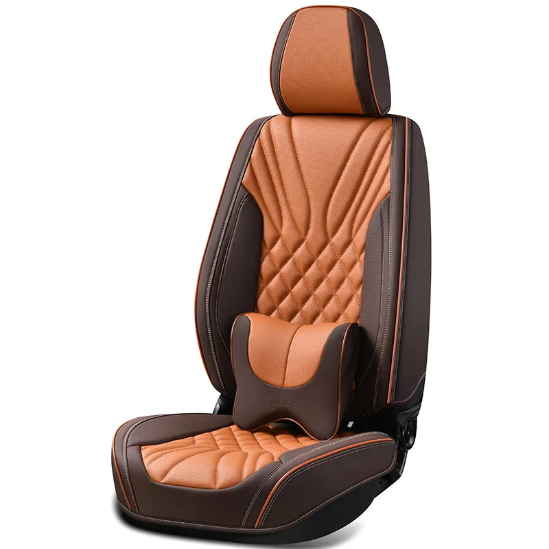 Four Seasons Breathable Durable Car Universal Luxury Design Full Set Car Seat Covers