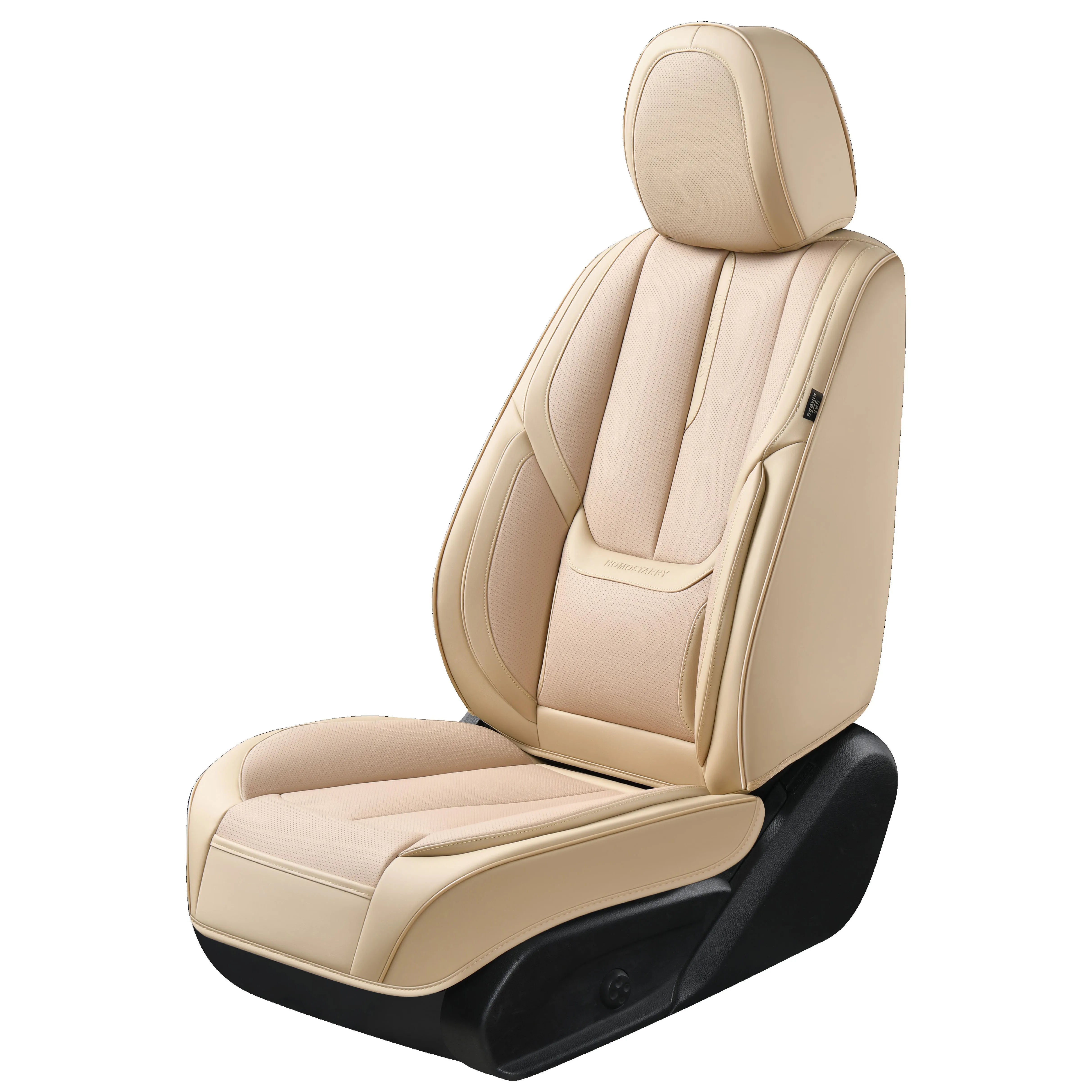 Wholesale Leather Set All Seasons Universal Full Set Auto Car Seat Saddle Cover for Protecting Original Car Seat