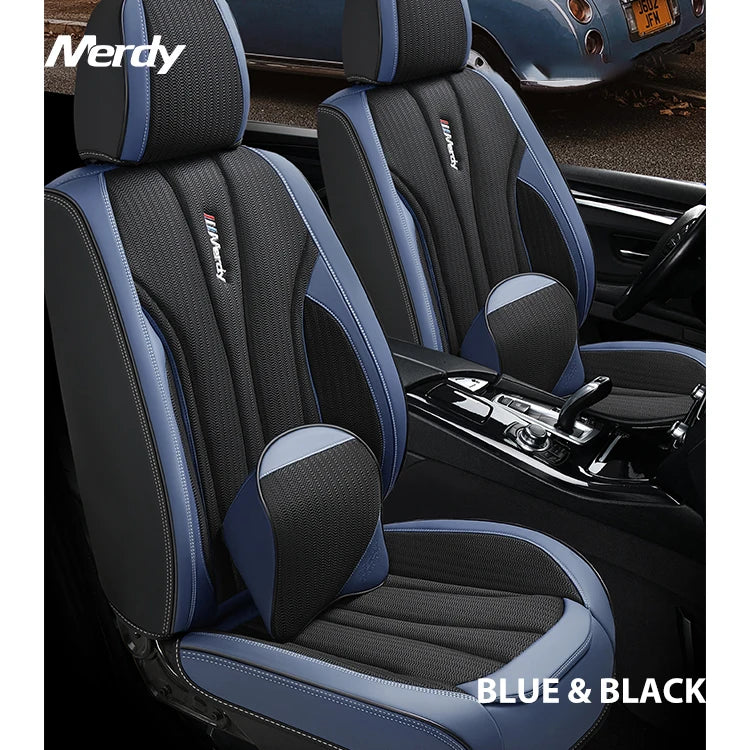 2025 High Quality Comfort Fitting 3D Leather Full Set Car Seat Cover Seat Protector