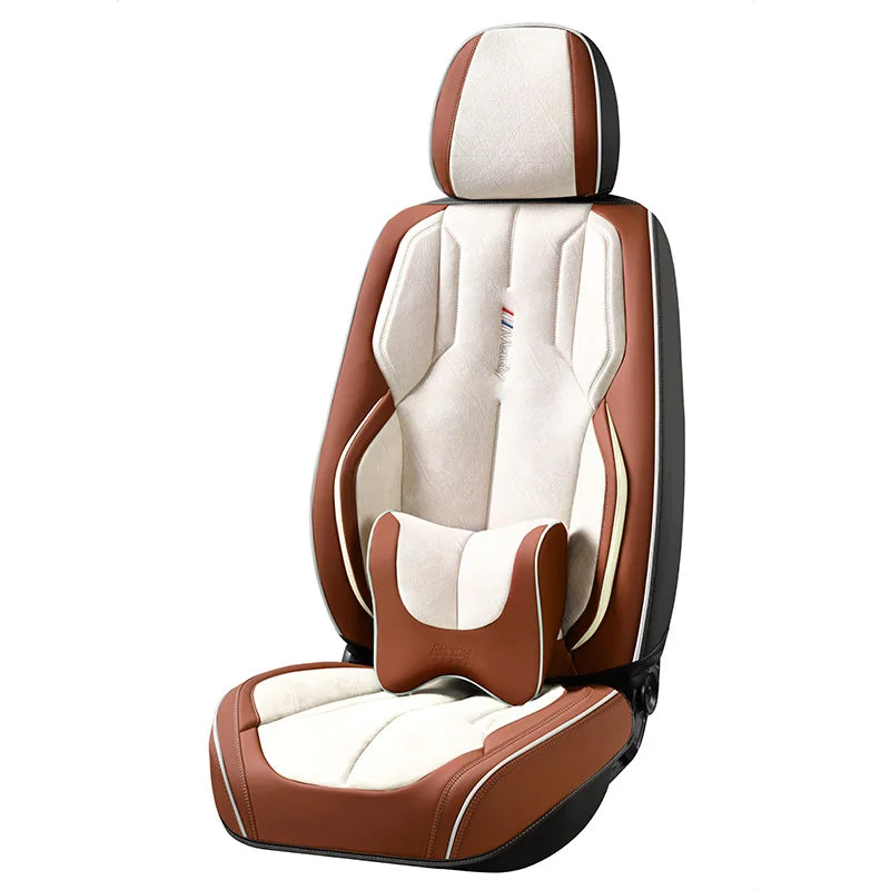 Leather Waterproof Comfortable Breathable Four Seasons Car Interior 3d Full Surrounded Air Bag Seat Cover