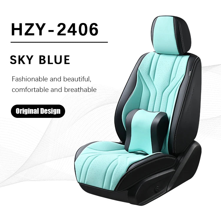 New Arrival Top Luxury Design Waterproof Comfortable Universal Car Seat Cover for Four Seasons Usage