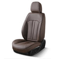 Concise Style Full Set Waterproof Car Seat Cover Genuine Leather Universal Protector for Car Interior Free Size