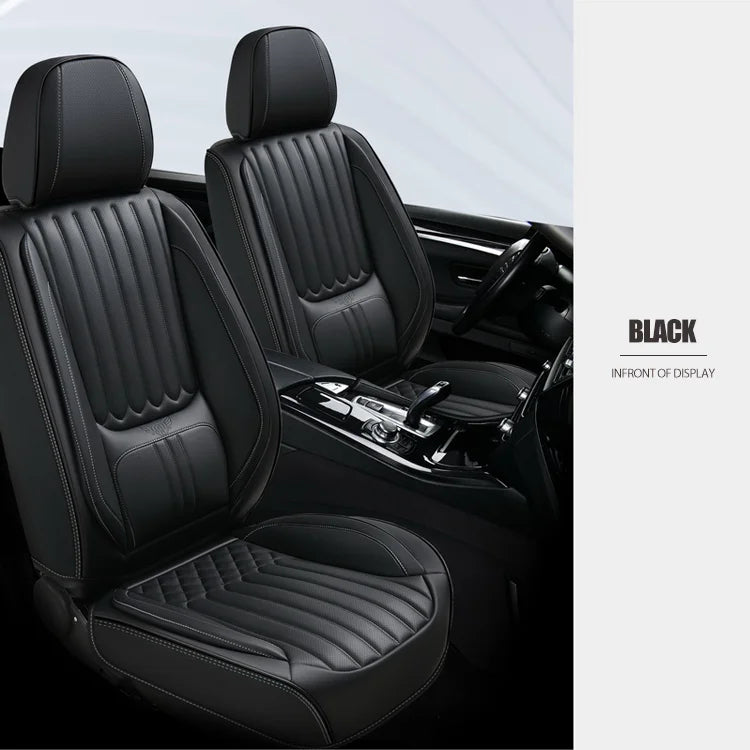 Luxury Car Seat Protector Full Set Waterproof PVC Universal Fit for Nissan Toyota Mazda Honda Other Models