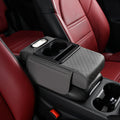 High Quality Car Armrest Box Leather Extender Pad Cushion Center Console Storage Bag Cup Holder Tissue Box