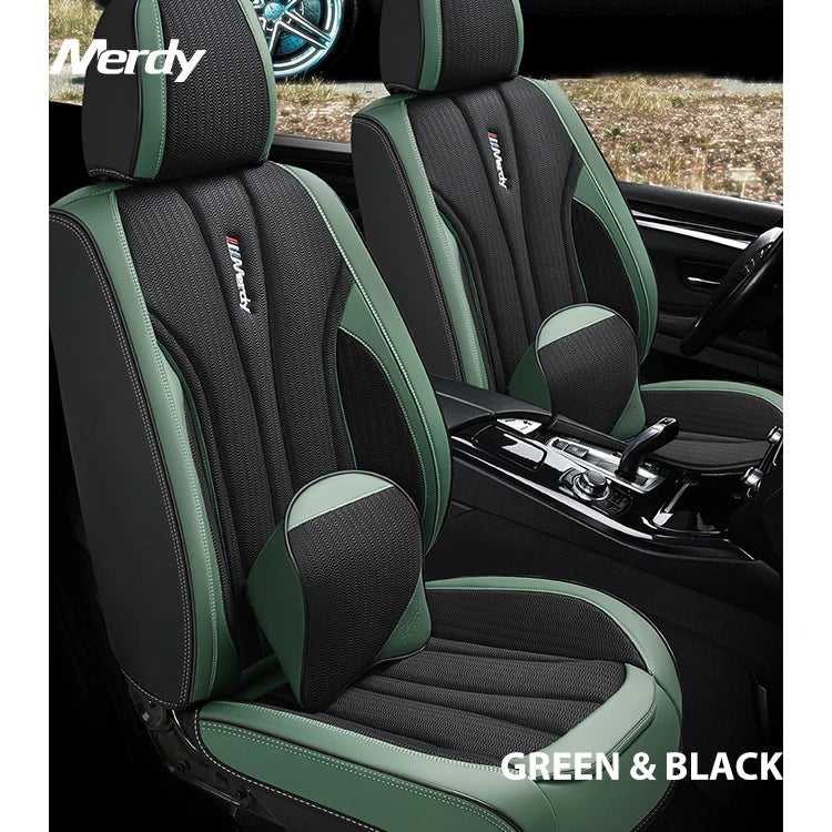 2025 Universal 3D Full Set Original Leather Waterproof Custom Four Seasons OEM Car Seat Cushion Cover