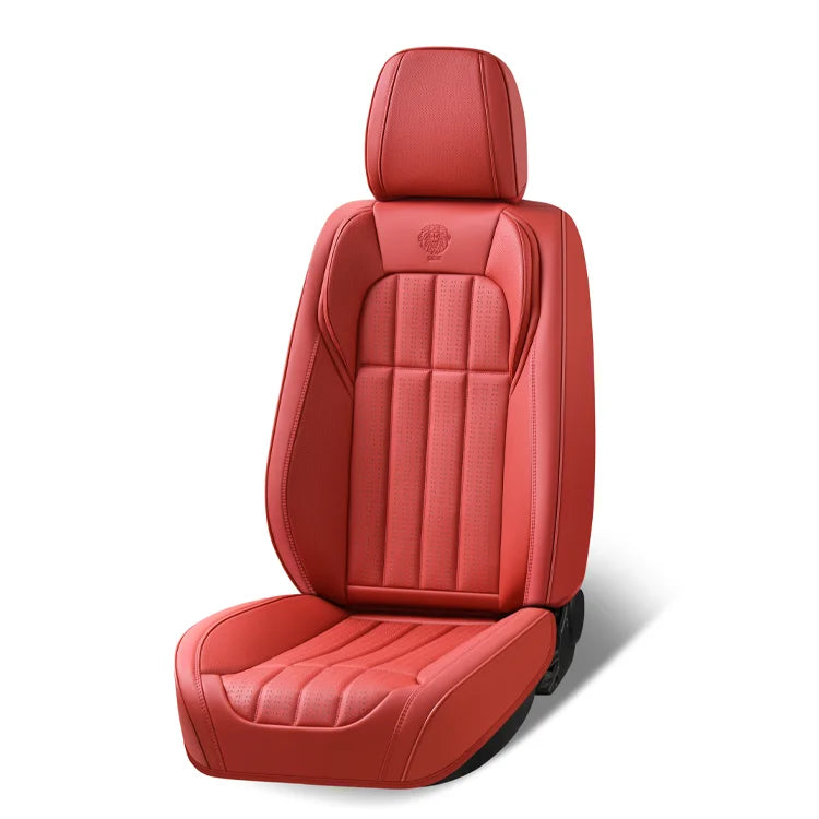 Breathable Comfortable Full Set Leather Car Seat Covers Universal Comfortable Seats Cushions