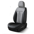 Genuine Leather Concise Style Full Set Car Seat Cover Universal Waterproof Protector for Car Interior Free Size