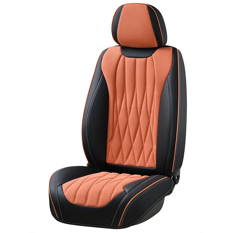 Luxury Original Leather Custom Car Seat Covers Full Set Universal Luxury Car Seat Cushions