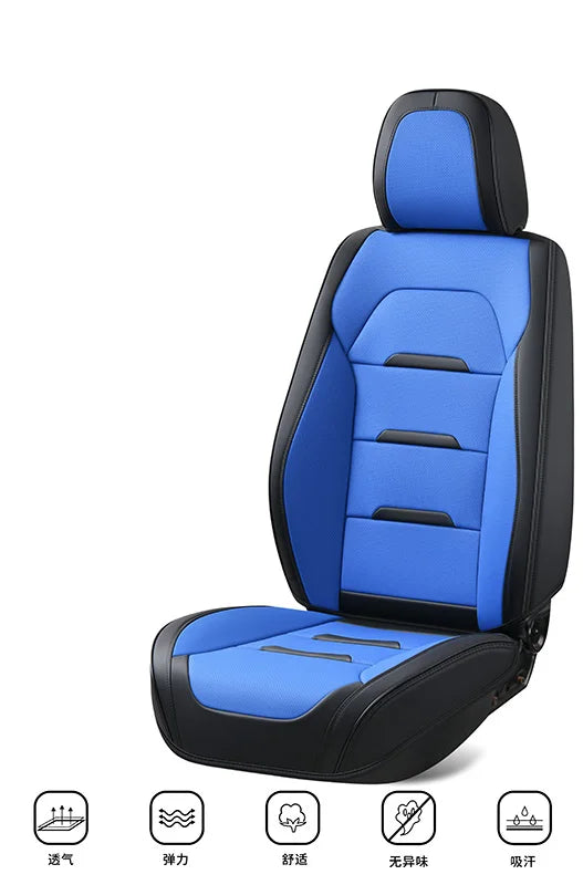 Customized Front Rear Back Cushion Interior Decoration Custom 5 Seat Full Set Car Seat Cover