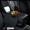 Custom Multi-Pocket Travel Storage Car Armrest Console Universal Armrest Box Front Cup Holder Tissue Box