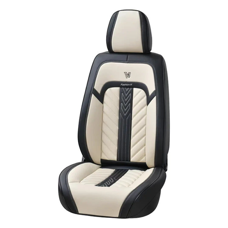 Luxury Full Set Car Seat Covers Universal Waterproof Black Blue Seats Protector