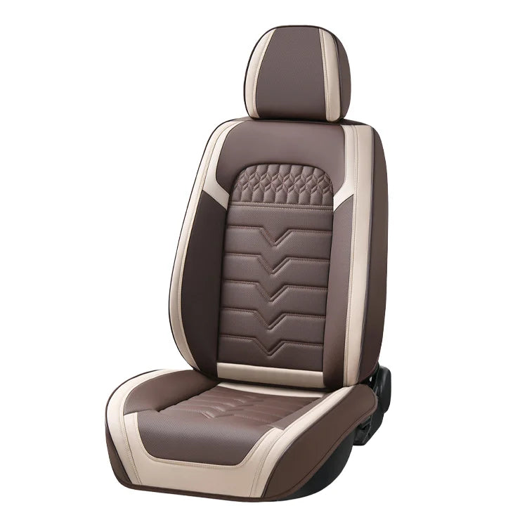 Apply Multiple Models Luxury Car Seat Cover Full Set Universal Waterproof PVC Seat Protector