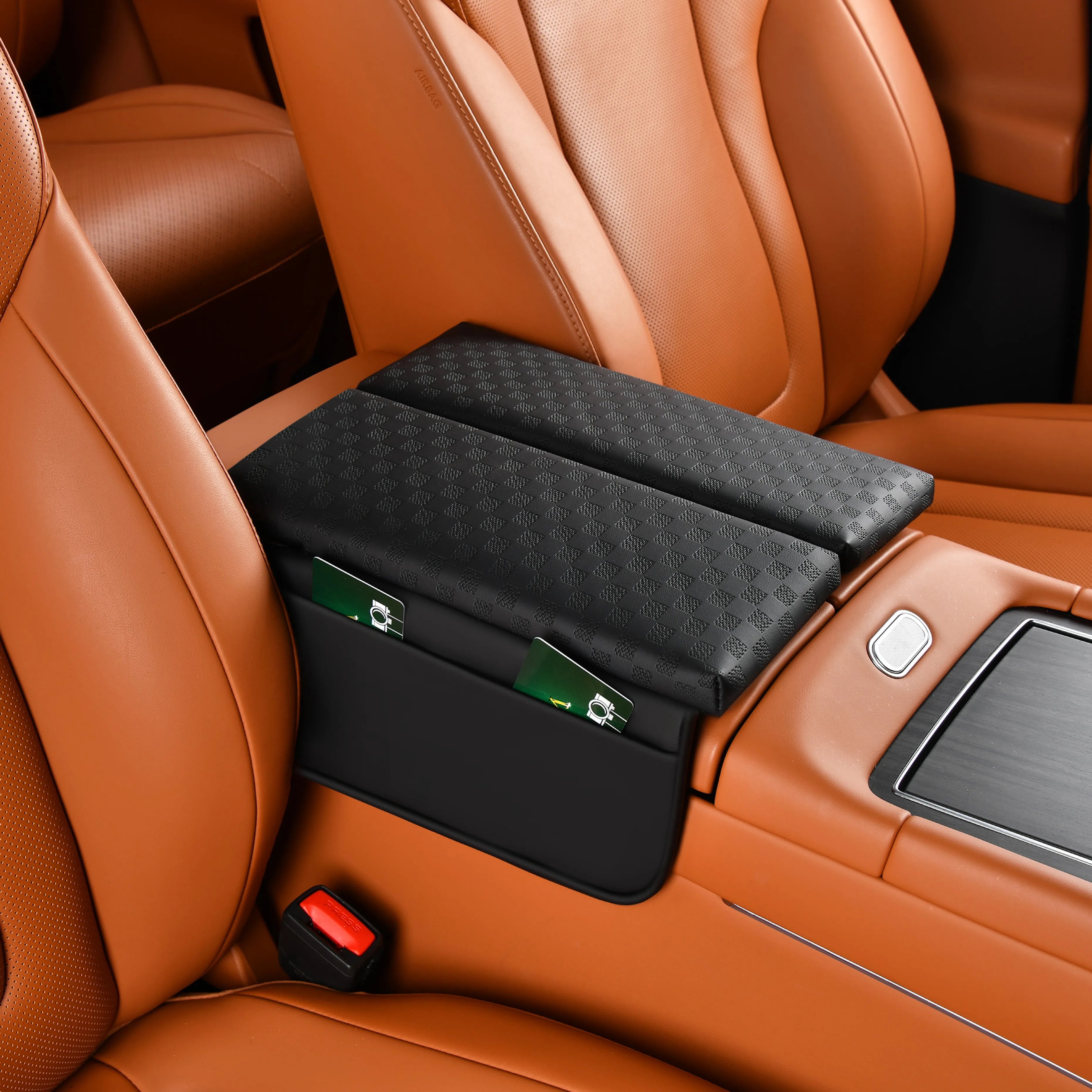 Li Auto Luxury Muti-color Double-opening Center Armrest Cover Pad for Phone Storage