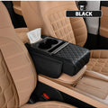 Car Interior Accessories Leather Armrest Storage Box Cover Tissue Storage Capacity Water Cup Holder Assembled Center Console Pad